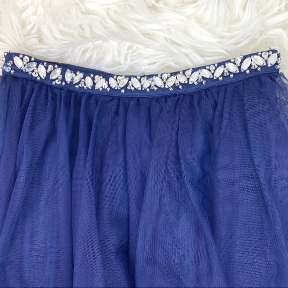 My Michelle Embellished Waist Mesh Mini Skirt 3 - Picture 3 of 8